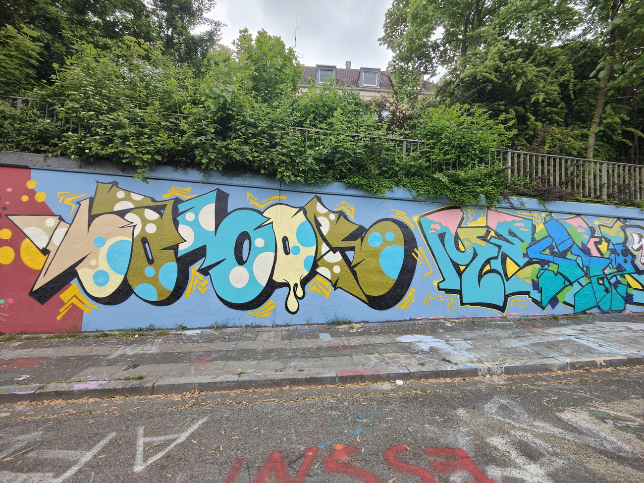 Graffiti Wall in Essen - Photo by Kico_one (2025)
