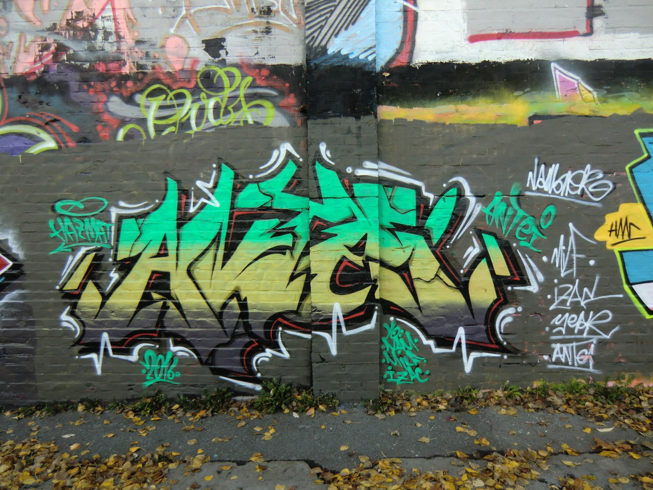 Graffiti Wall in Essen - Photo by Kico_one - Essen, NRW, Rohrpott (2016)
