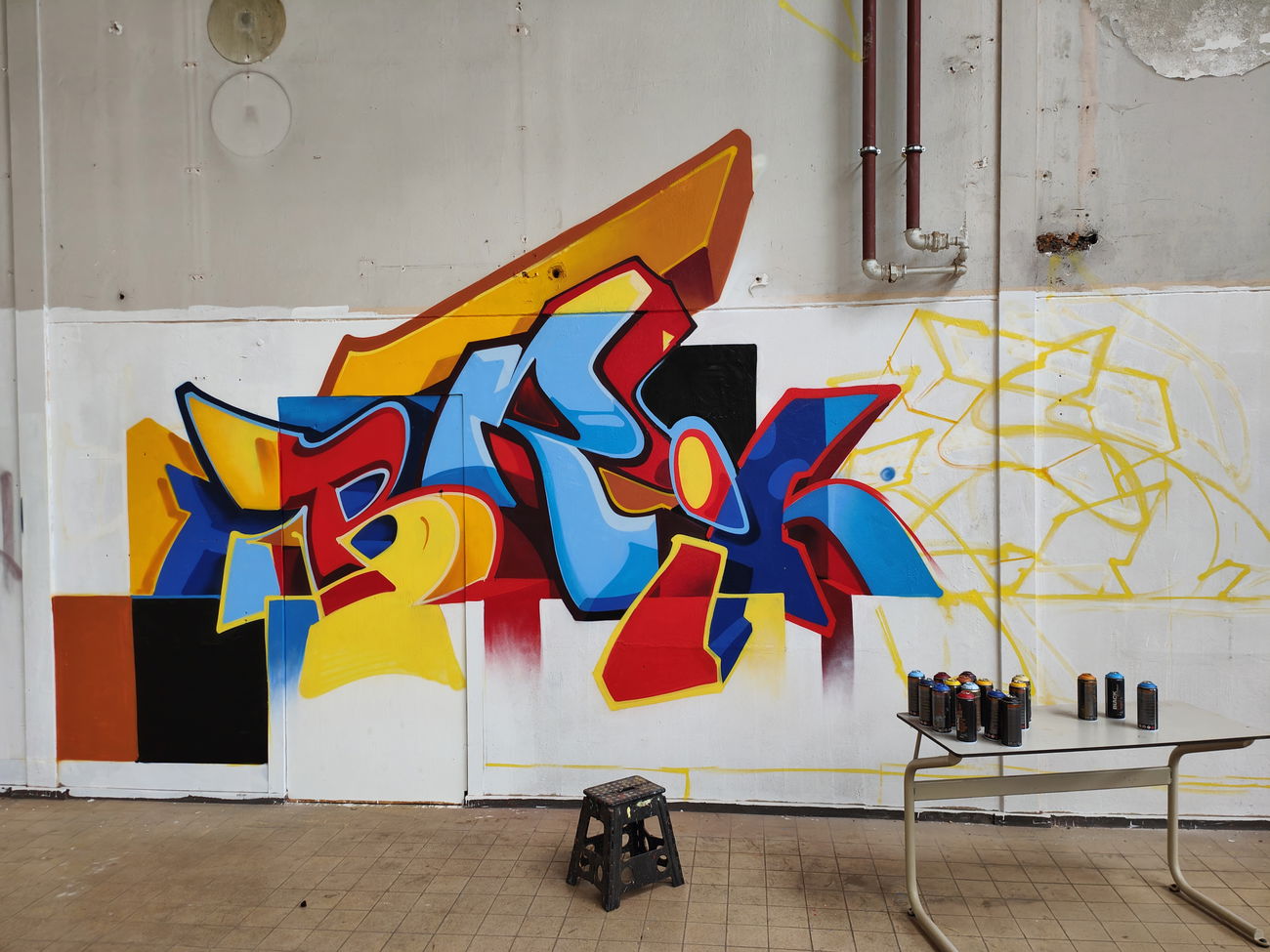 Graffiti Wall in Roermond weerstand - Photo by Kico_one (2025)