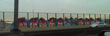 Graffiti Wall in A57 - Photo by Kico_one - Krice, Care, A57