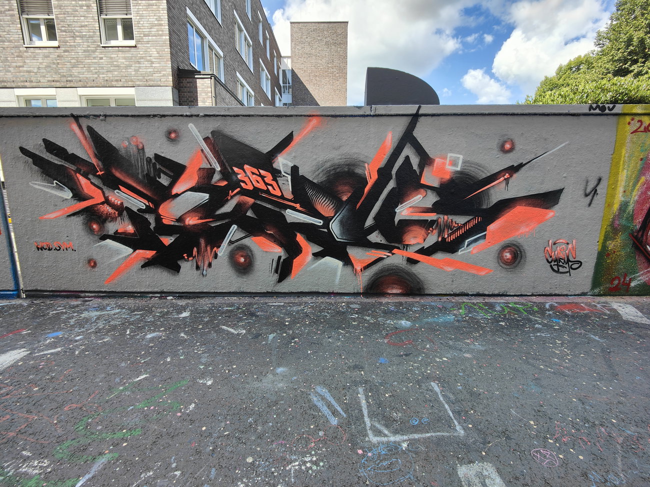 Graffiti Wall in Essen - Photo by Kico_one (2024)