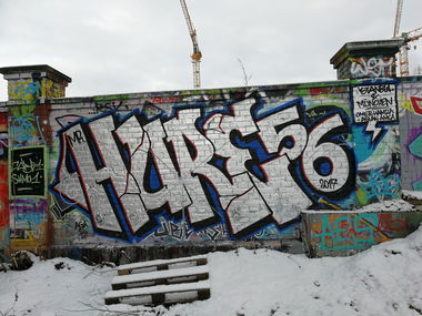 Graffiti Wall in München - Photo by Kico_one - München, Hure5, Hure56