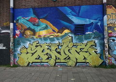 Graffiti Wall in Amsterdam - Photo by Kico_one - Amsterdam, Netherlands