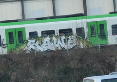Graffiti Train in Essen - Photo by Kico_one