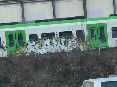 Graffiti Train in Essen - Photo by Kico_one