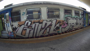 Graffiti Train in Pisa - Photo by Kico_one - Pisa, Italy