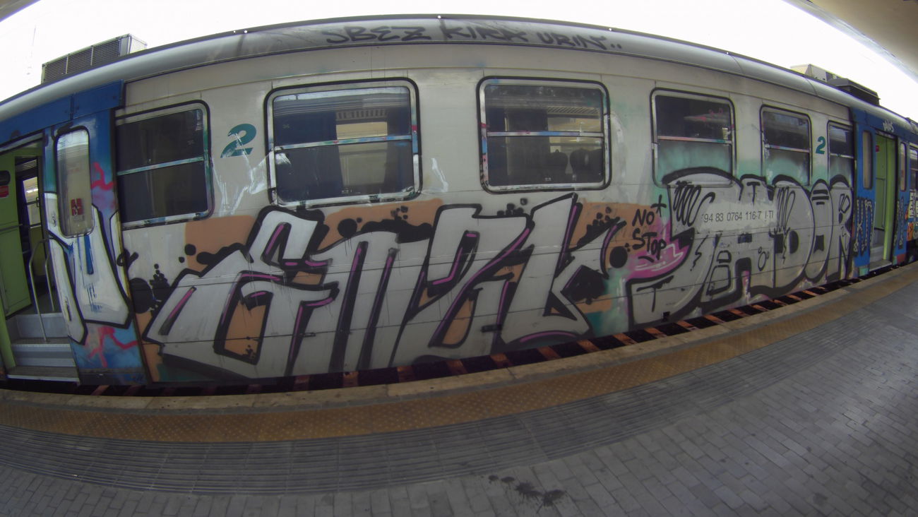 Graffiti Train in Pisa - Photo by Kico_one - Pisa, Italy