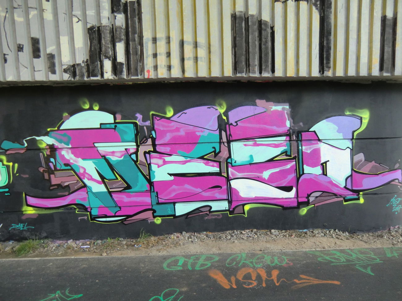 Graffiti Wall in Prague - Photo by Kico_one