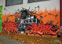Graffiti Wall in Dachau - Photo by Kico_one - Peace, and, love