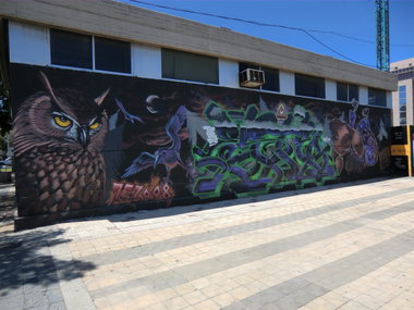 Graffiti Wall in Santa Cruz de Tenerife - Photo by Kico_one