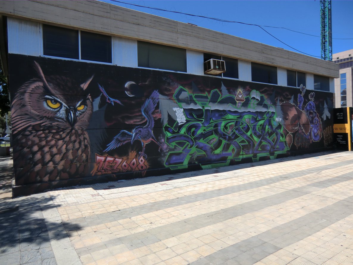 Graffiti Wall in Santa Cruz de Tenerife - Photo by Kico_one