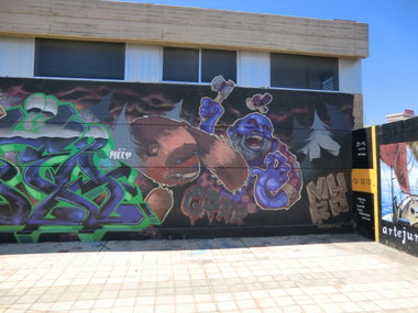Graffiti Wall in Santa Cruz de Tenerife - Photo by Kico_one