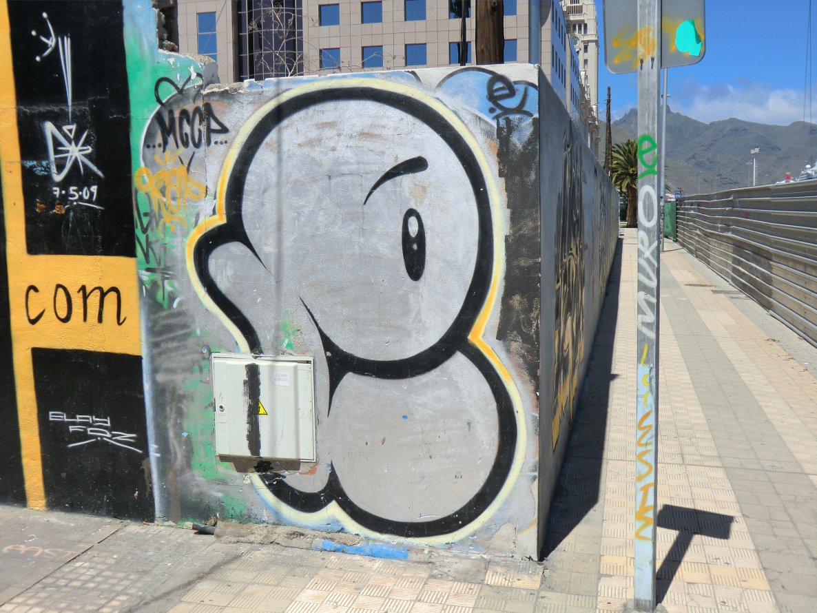 Graffiti Wall in Santa Cruz de Tenerife - Photo by Kico_one