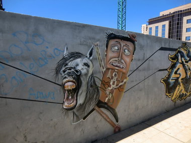 Graffiti Wall in Santa Cruz de Tenerife - Photo by Kico_one