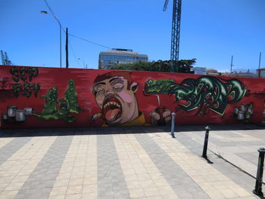 Graffiti Wall in Santa Cruz de Tenerife - Photo by Kico_one