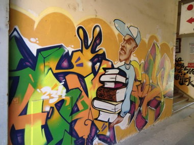 Graffiti Wall in Osijek - Photo by Kico_one - Mario, Fosil
