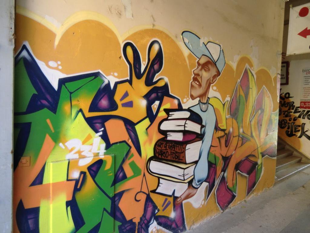 Graffiti Wall in Osijek - Photo by Kico_one - Mario, Fosil
