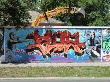 Graffiti Wall in Osijek - Photo by Kico_one - Flow