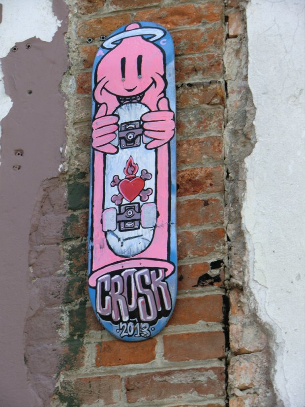 Graffiti Artwork in Osijek - Photo by Kico_one - Crosk, Deck (2013)
