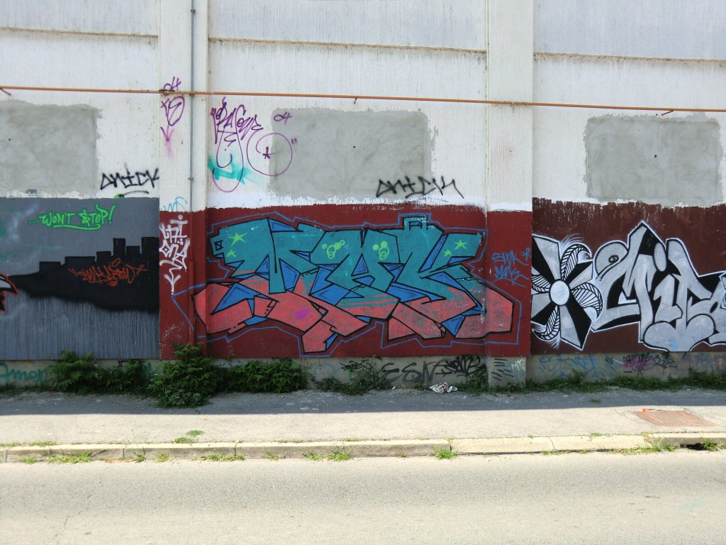 Graffiti Wall in Osijek - Photo by Kico_one - Mak