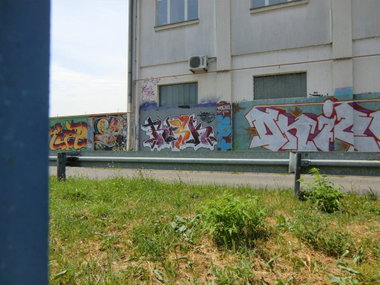 Graffiti Wall in Osijek - Photo by Kico_one - Risk, Onick
