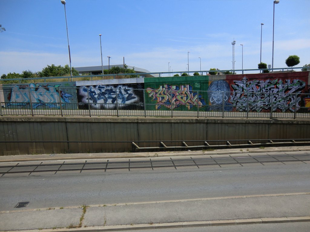 Graffiti Wall in Osijek - Photo by Kico_one - Onick, Risk, Skel