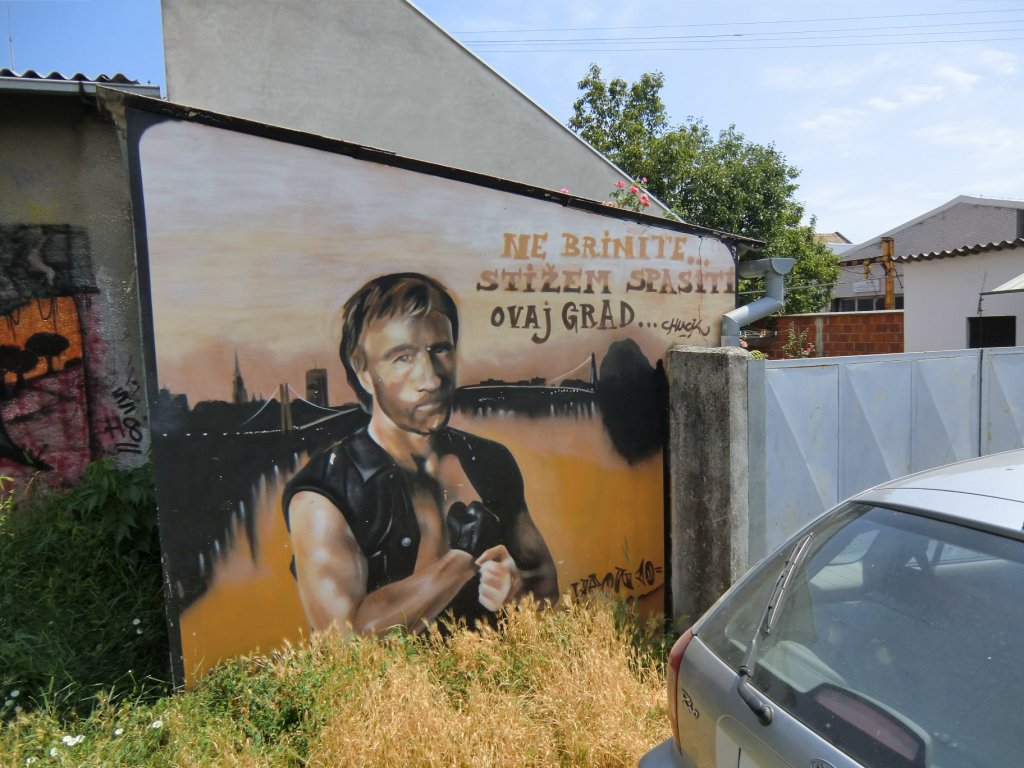 Graffiti Wall in Osijek - Photo by Kico_one - Chuck, Norris