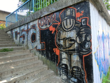 Graffiti Wall in Osijek - Photo by Kico_one - Csa, Crosk