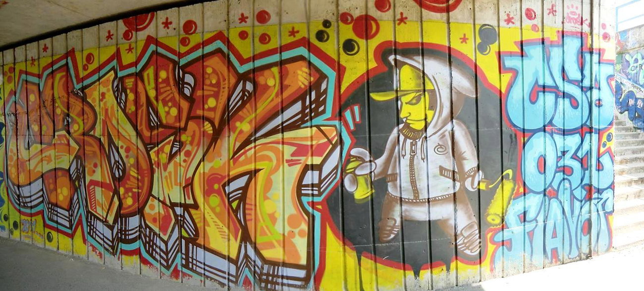 Graffiti Wall - Photo by Kico_one - Crosk, Csa