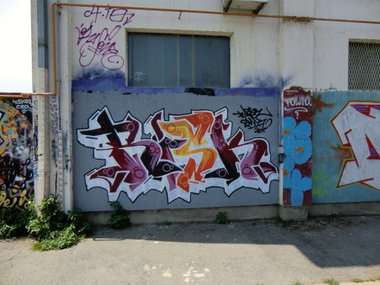 Graffiti Wall in Osijek - Photo by Kico_one - Risk