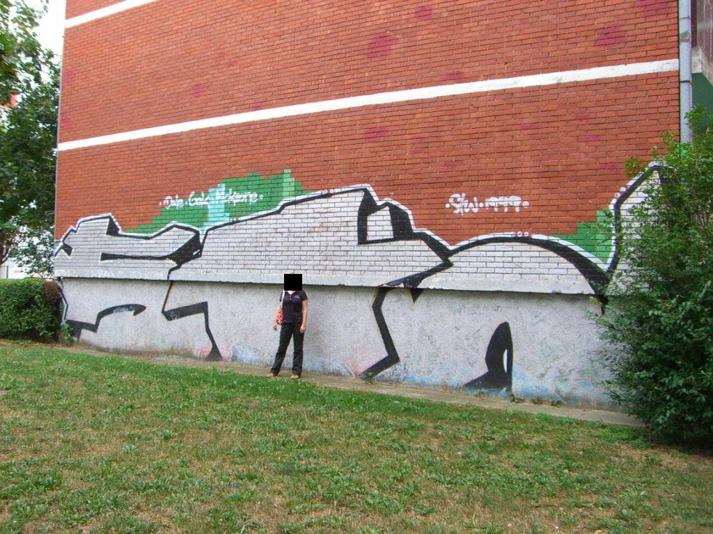 Graffiti Bombing in Osijek - Photo by Kico_one - STW (1999)