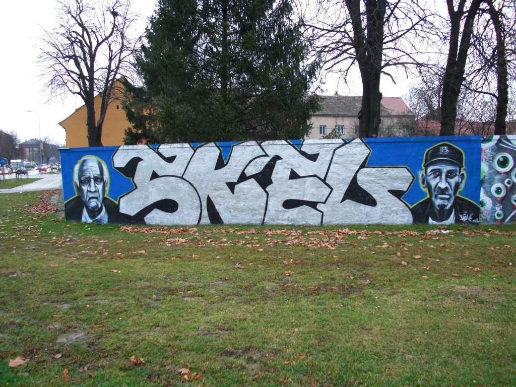 Graffiti Wall in Osijek - Photo by Kico_one - Skel