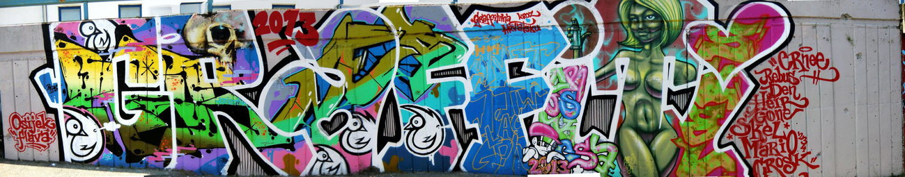 Graffiti Wall in Osijek - Photo by Kico_one - Graffiti, Allstars, Osijek