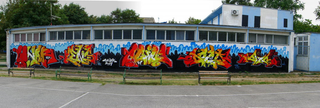 Graffiti Wall in Osijek - Photo by Kico_one (2007)
