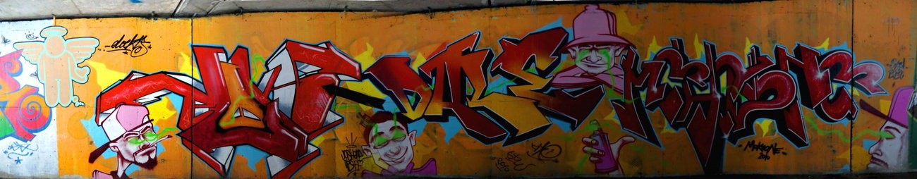 Graffiti Wall in Osijek - Photo by Kico_one
