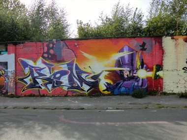 Graffiti Wall in Essen - Photo by Kico_one - Kont (2013)