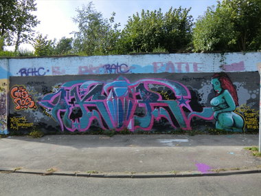 Graffiti Wall in Essen - Photo by Kico_one - Akor