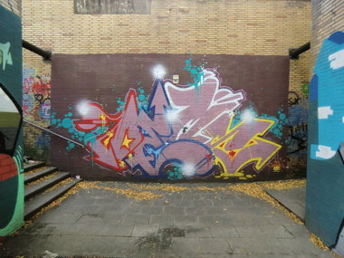 Graffiti Wall in Essen - Photo by Kico_one - Dems, Demon