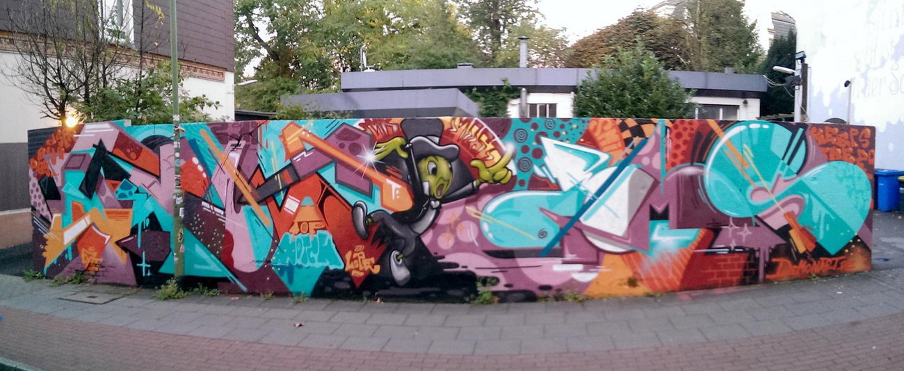 Graffiti Wall in Essen - Photo by Kico_one