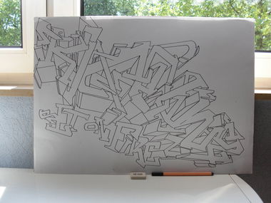 Graffiti Sketch in Essen - Photo by Kico_one - Kico, Kico, one (2009)
