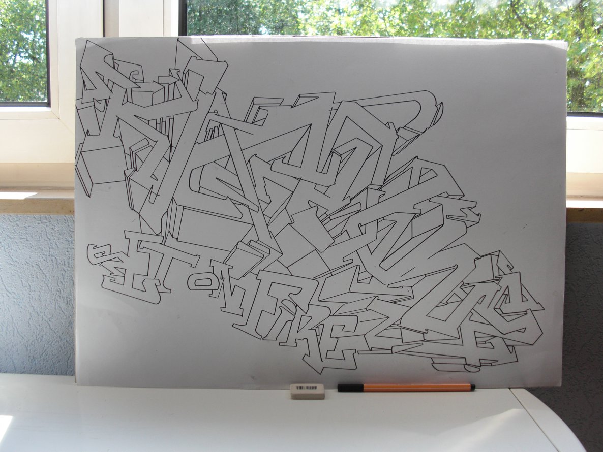 Graffiti Sketch in Essen - Photo by Kico_one - Kico, Kico, one (2009)