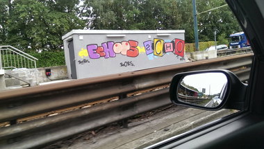 Graffiti Bombing in Essen - Photo by Kico_one - Boobs, Echoos, Echo