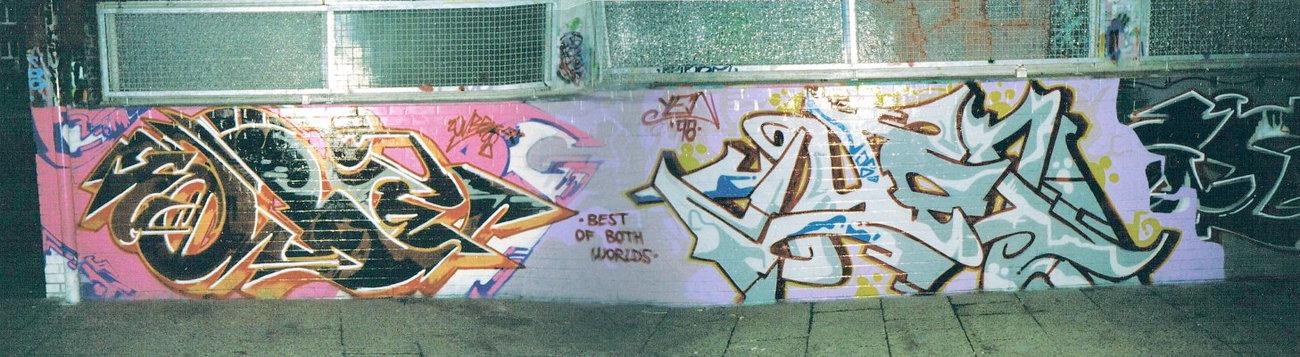 Graffiti Wall in Essen - Photo by Kico_one - Übel, Yen (1998)
