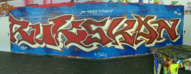 Graffiti Wall in Essen - Photo by Kico_one - Ruks, Skan, BNS (2006)