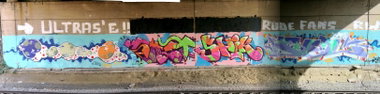 Graffiti Wall in Essen - Photo by Kico_one - Shet, Shik, Sel