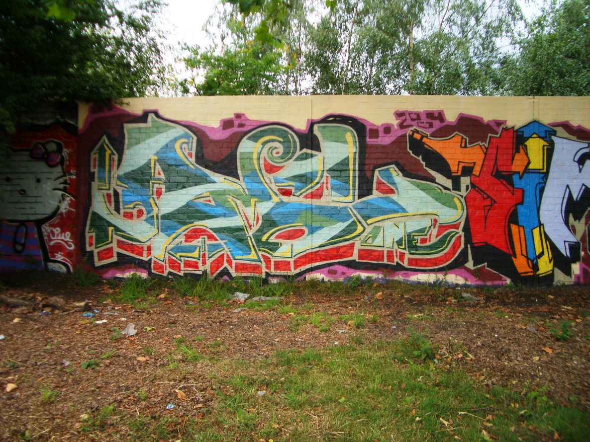 Graffiti Wall in Essen - Photo by Kico_one - Amsl, Sim (2004)