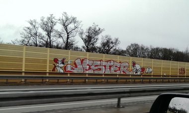 Graffiti Bombing in Niederkrüchten - Photo by Kico_one