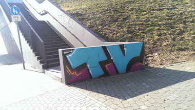 Graffiti Bombing in Essen - Photo by Kico_one - Tv, Essen