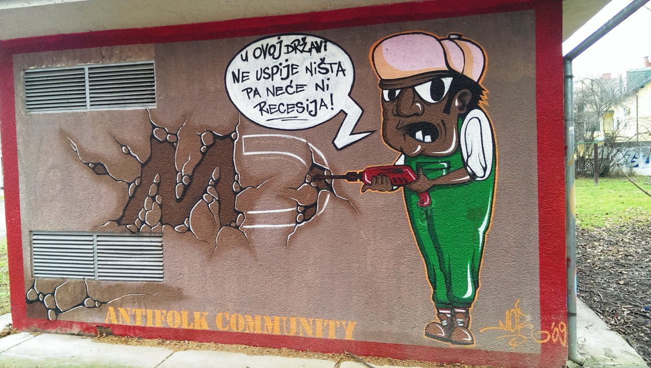 Graffiti Wall in Valpovo - Photo by Kico_one - Mor, Valpovo, Croatia (2009)