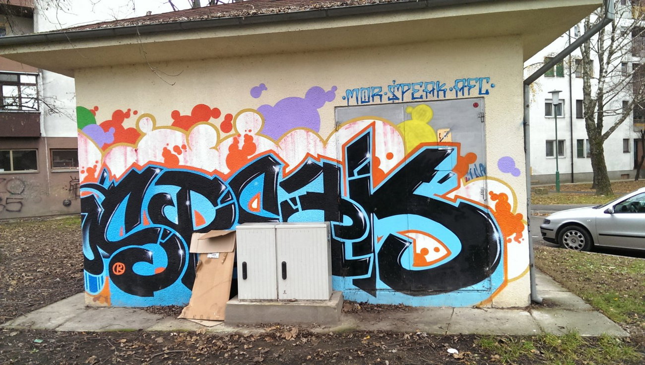 Graffiti Wall in Valpovo - Photo by Kico_one - Speak, Afc, Valpovo